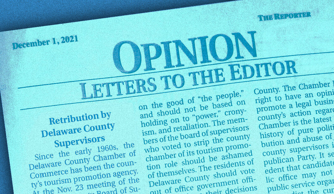 Another Letter to the Editor