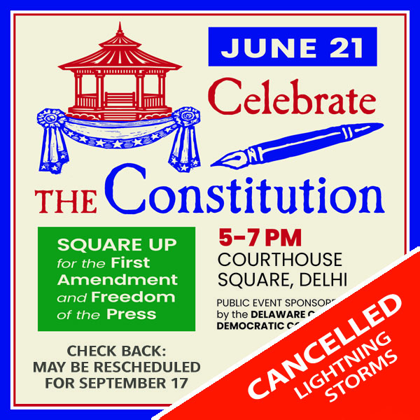 Constitution Event Cancelled