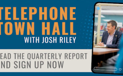 Join Josh’s Telephone Town Hall March 26