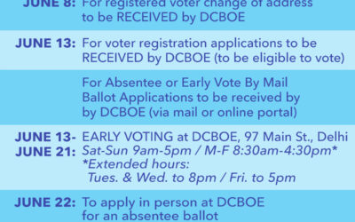 June 23 Primary Election: Options and Last Days to…