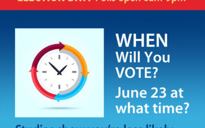Primary June 23: Make a plan to vote!