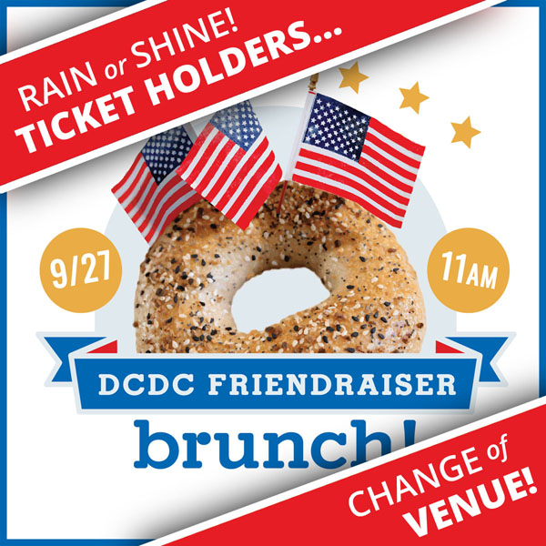 Friendraiser Brunch Sept. 27: Rain or Shine! Change of Venue