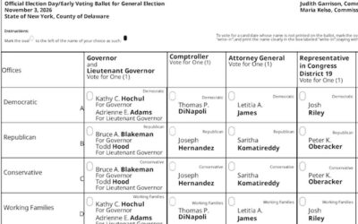 Election 2026: Sample Ballots